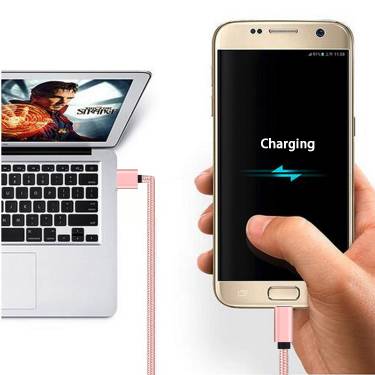 Cable Usb Vers Usb-C 1 Metre - Rose