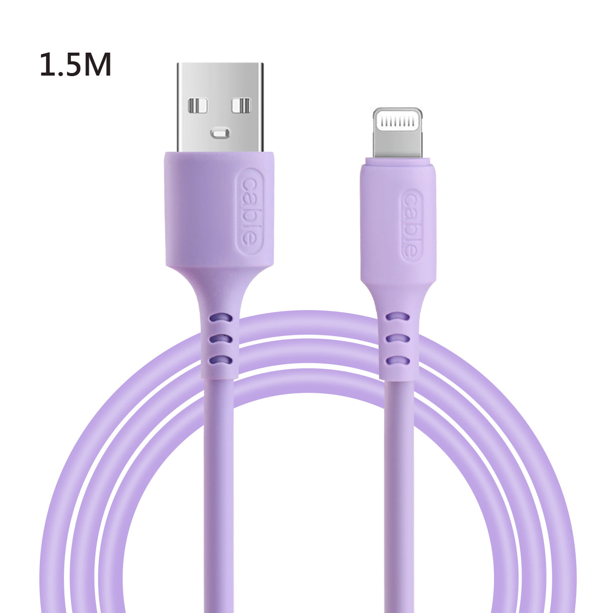 Chargeur Usb Vers Lightening / Iphone 1,50 Metre - Violet