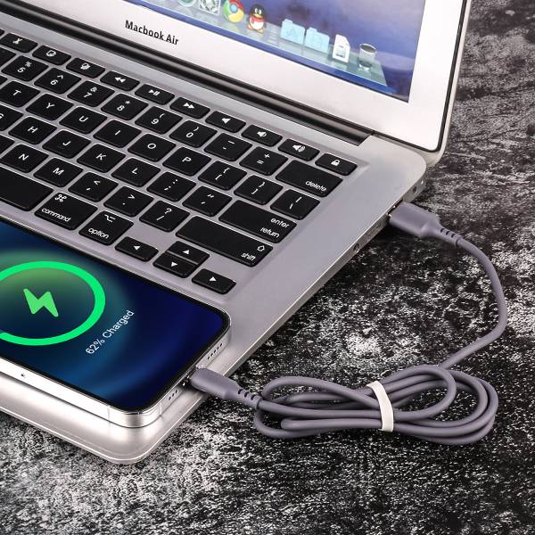 Chargeur Usb Vers Lightening / Iphone 1,50 Metre - Gris