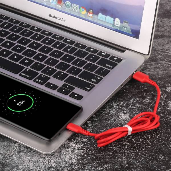 Chargeur Usb Usb-C / Samsung 1,50 Metre - Rouge
