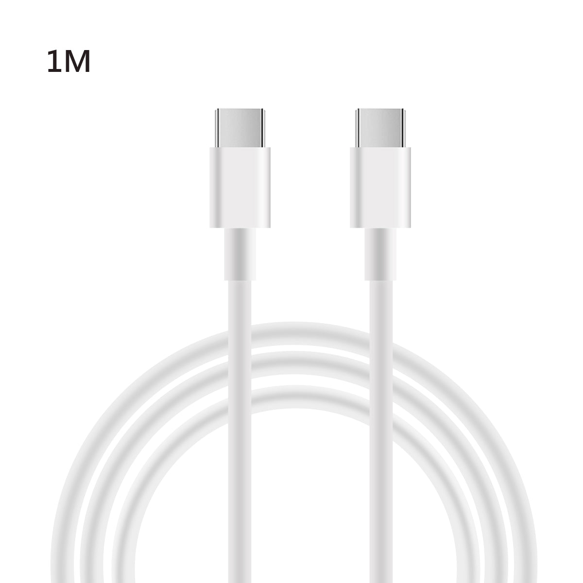 Cable Usb C Vers Usb C 1 Metre - Blanc