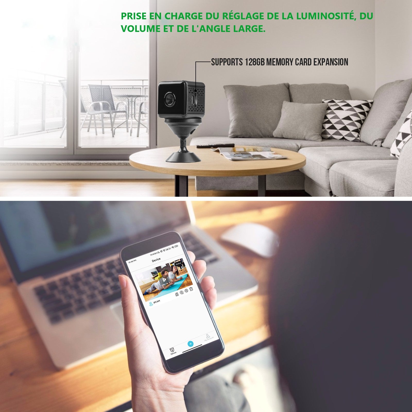 Mini Camera De Surveillance - Noir