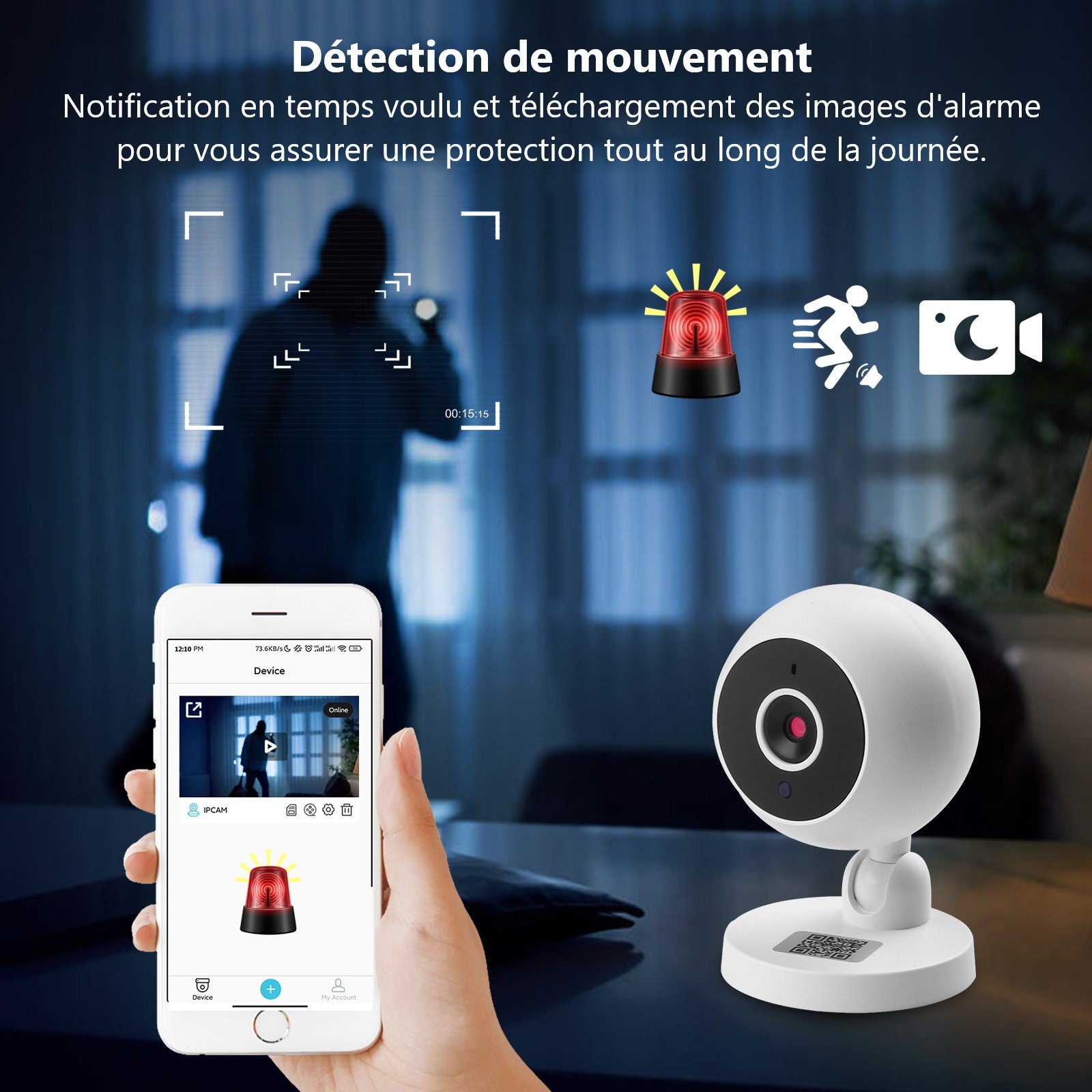 Camera Wifi - Blanc