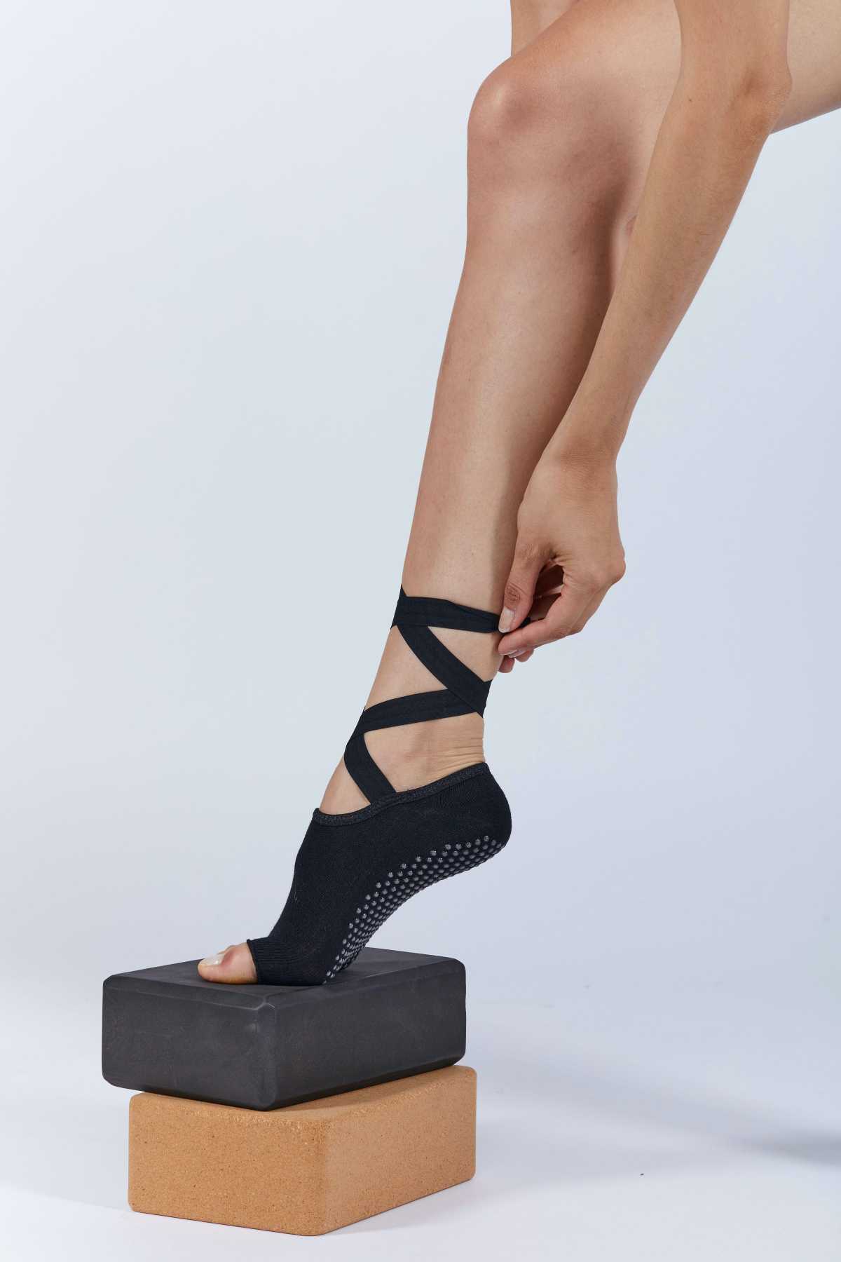 Chaussettes Yoga Lace - Noir