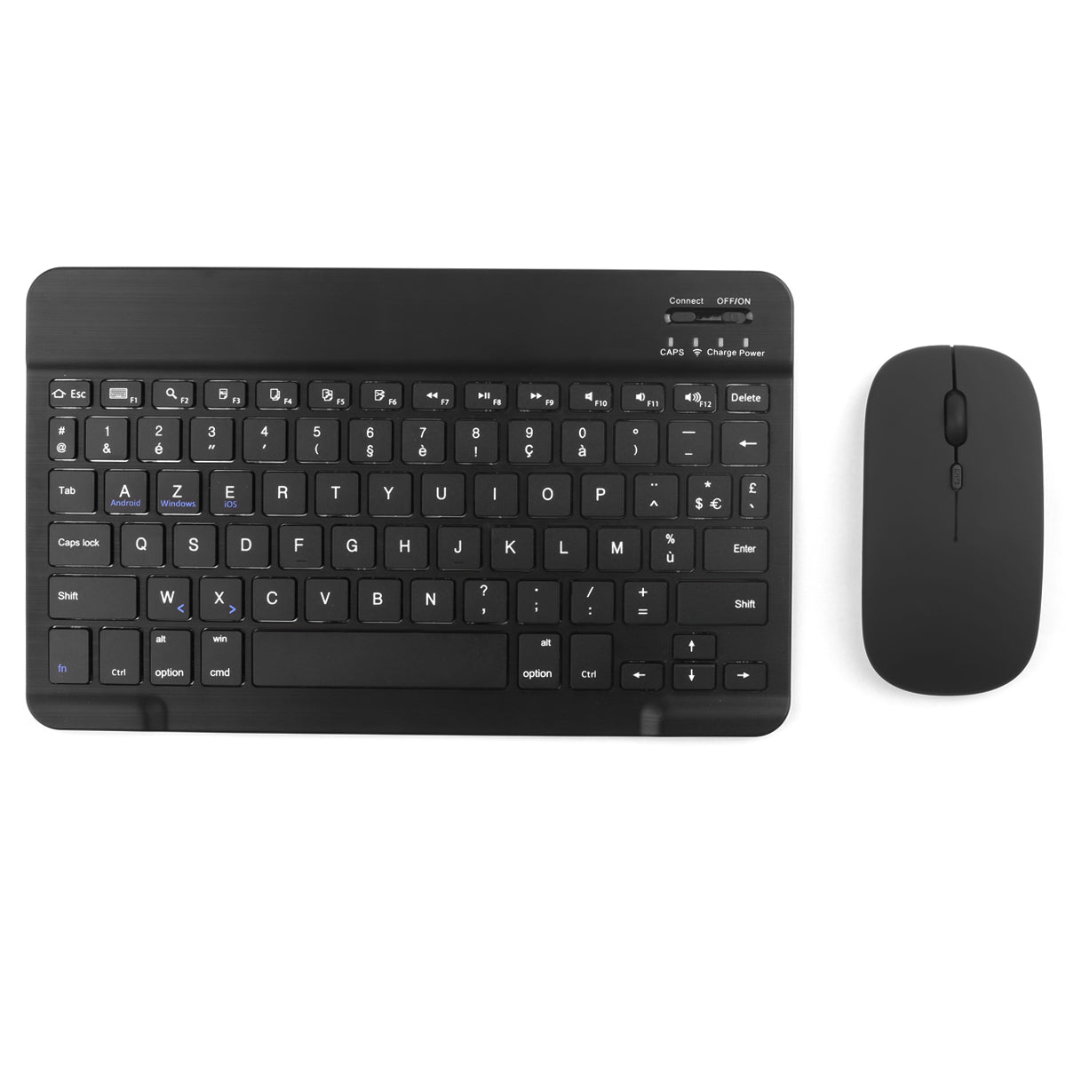 Mini Clavier Led Et Souris - Noir