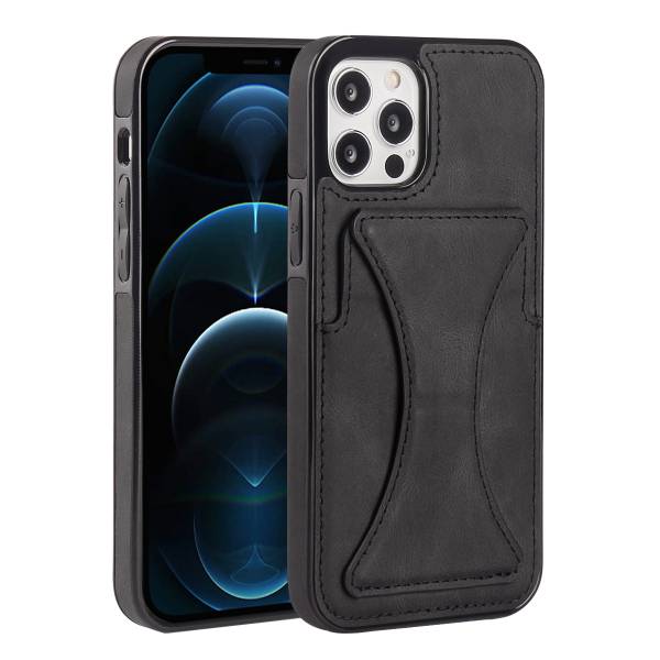 Coque Porte Carte Et Support - Noir