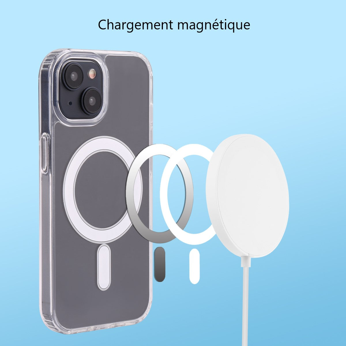 Coque Magsafe Iphone 15 - Transparent
