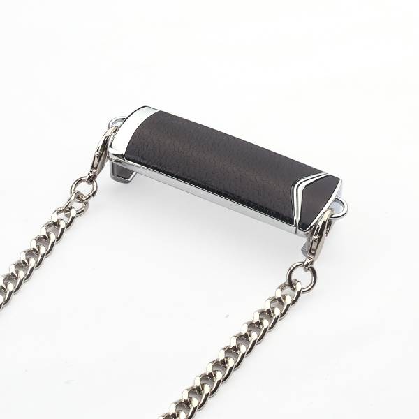 Support Chaine De Telephone - Noir/Argent