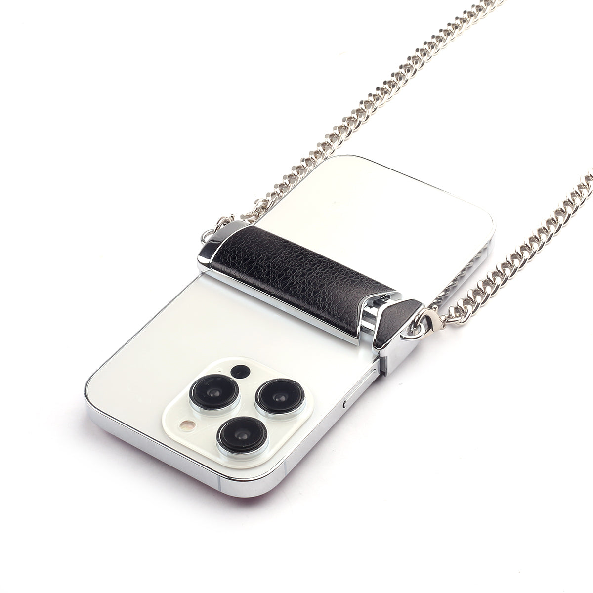 Support Chaine De Telephone - Noir/Argent