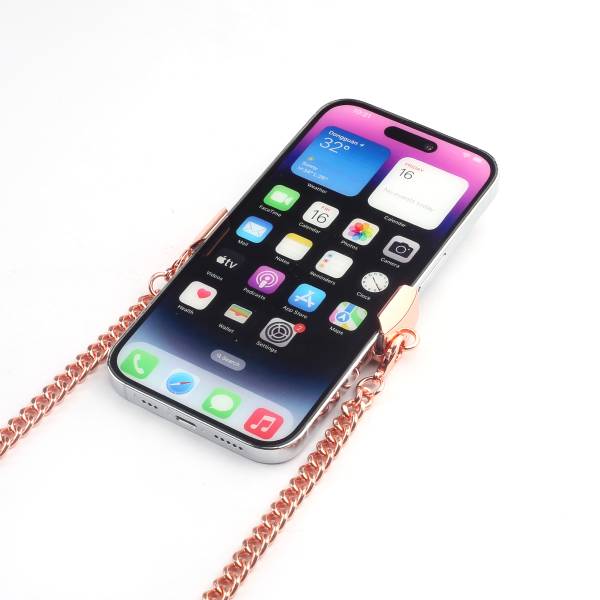 Support Chaine De Telephone - Vert/Or