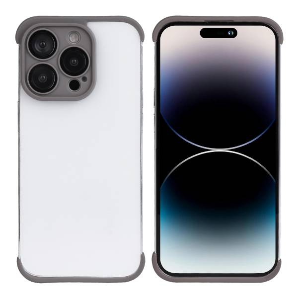 Coque Adhesive Iphone 14 Pro - Gris Fonce