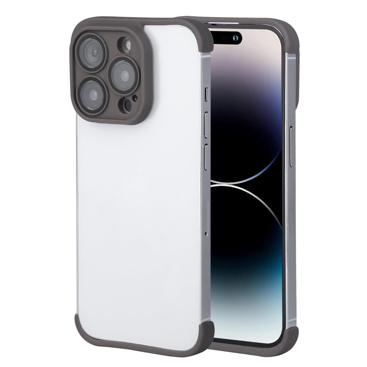 Coque Adhesive Iphone 14 Pro - Gris Fonce