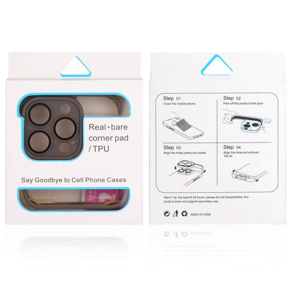 Coque Adhesive Iphone 14 Pro - Gris Fonce
