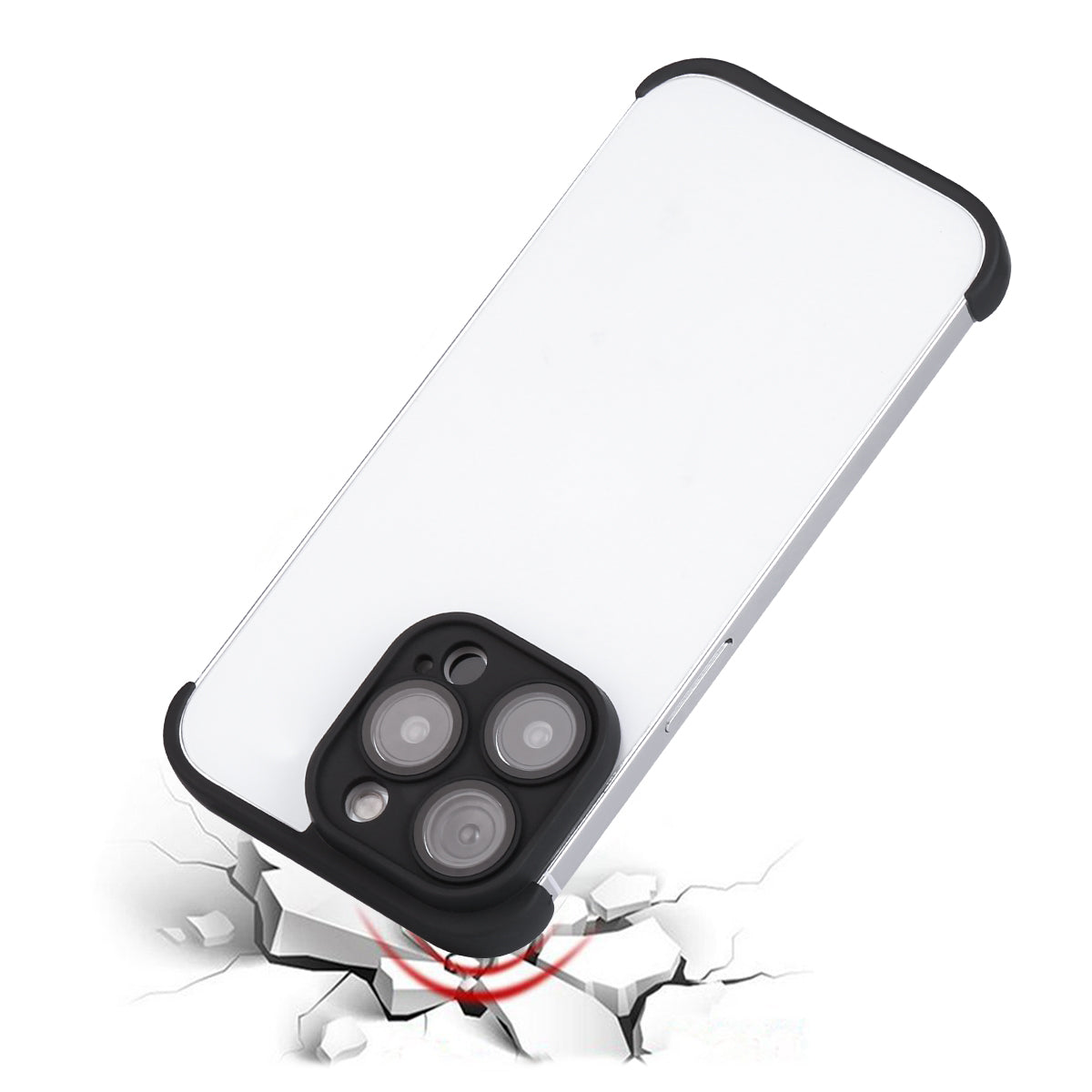 Coque Adhesive Iphone 14 Pro - Noir