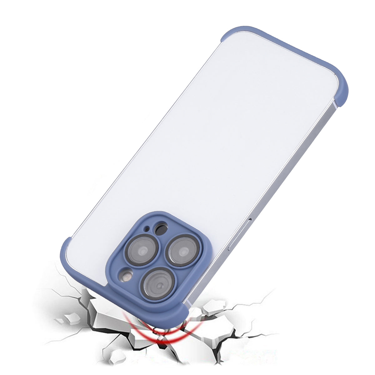 Coque Adhesive Iphone 14 Pro - Bleu 