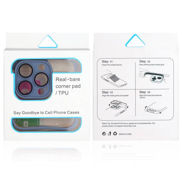 Coque Adhesive Iphone 15 Pro - Bleu 