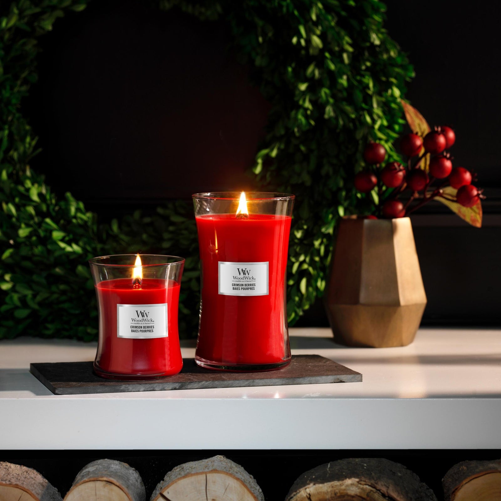 WW Crimson Berries Large Candle