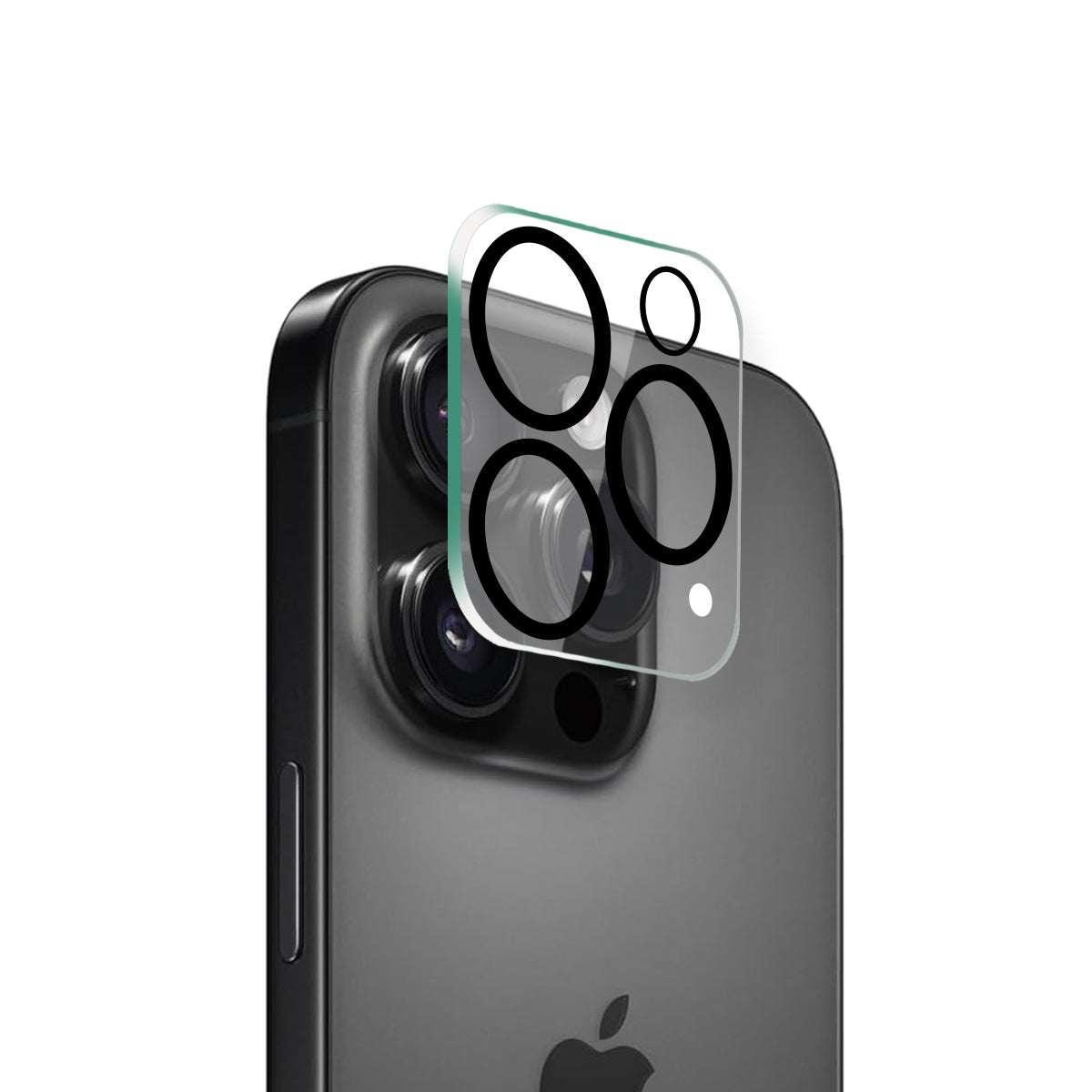 Protecteur D'Objectif Pour Iphone 16Pro - Noir