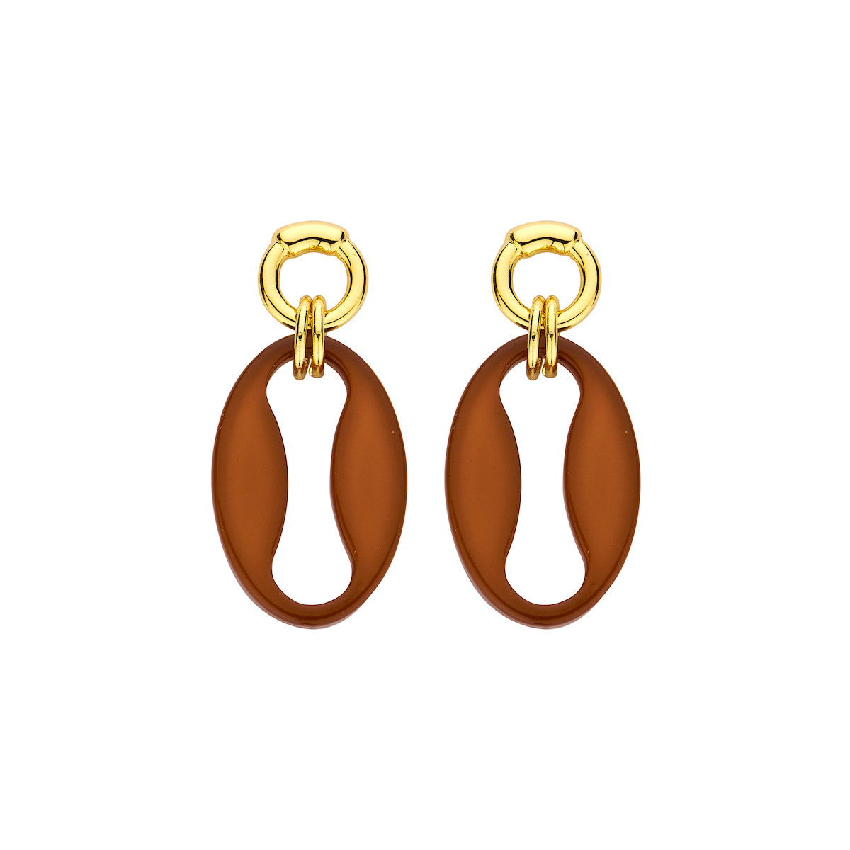 Boucles - Dalon D'Oreilles Cognac