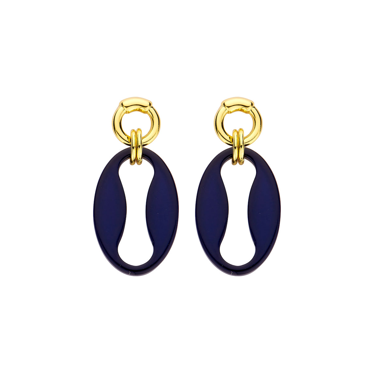 Boucles - Dalon D'Oreilles Bleu Foncée