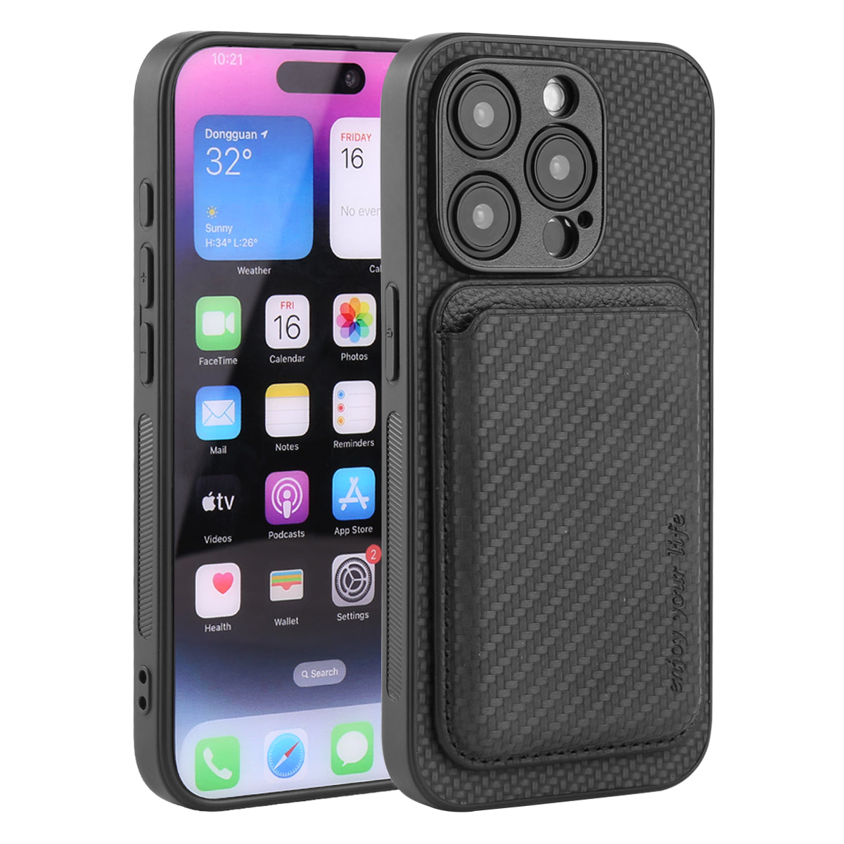 Coque Magsafe Iphone 15Pro - Noir