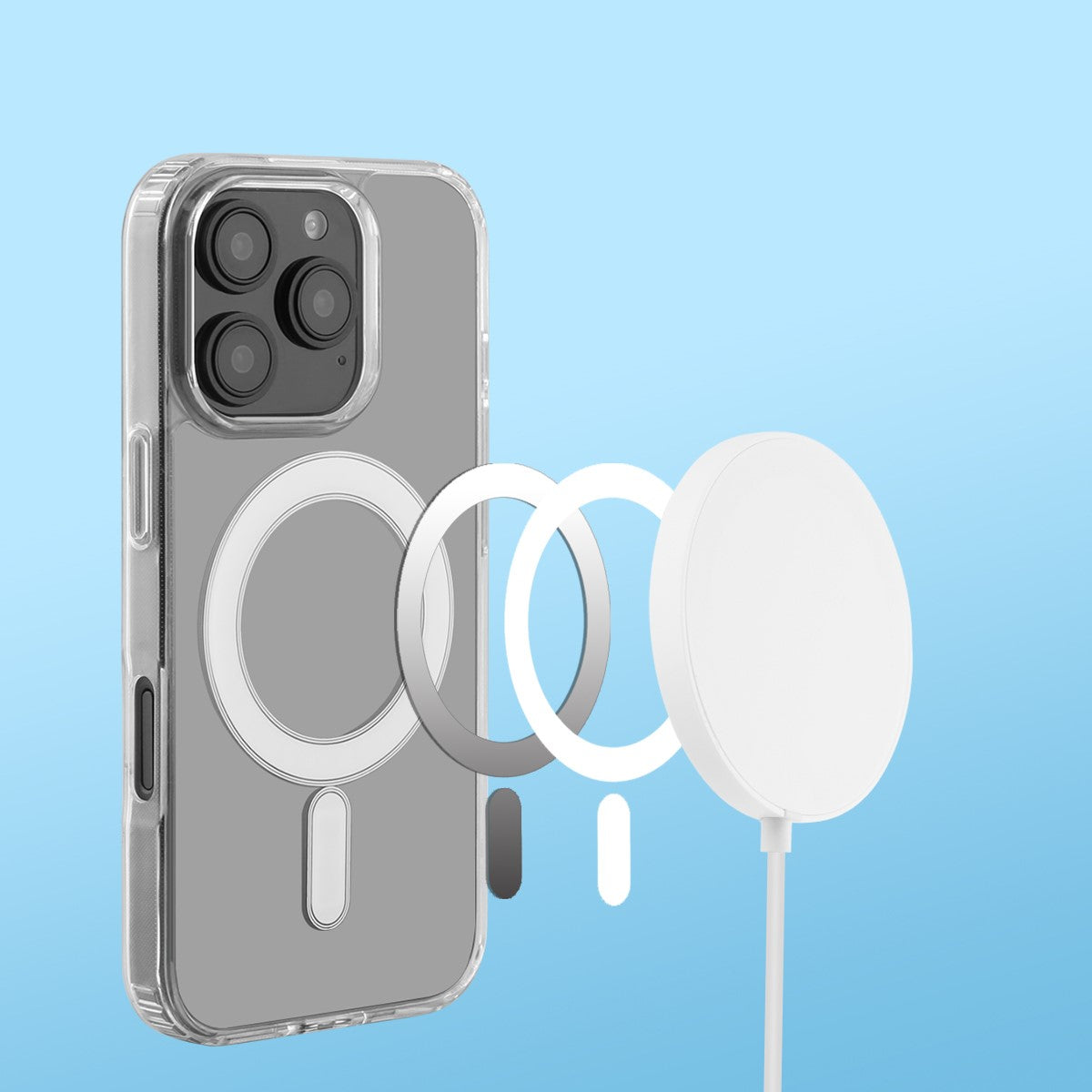 Coque Magsafe Iphone 16Pro - Transparent