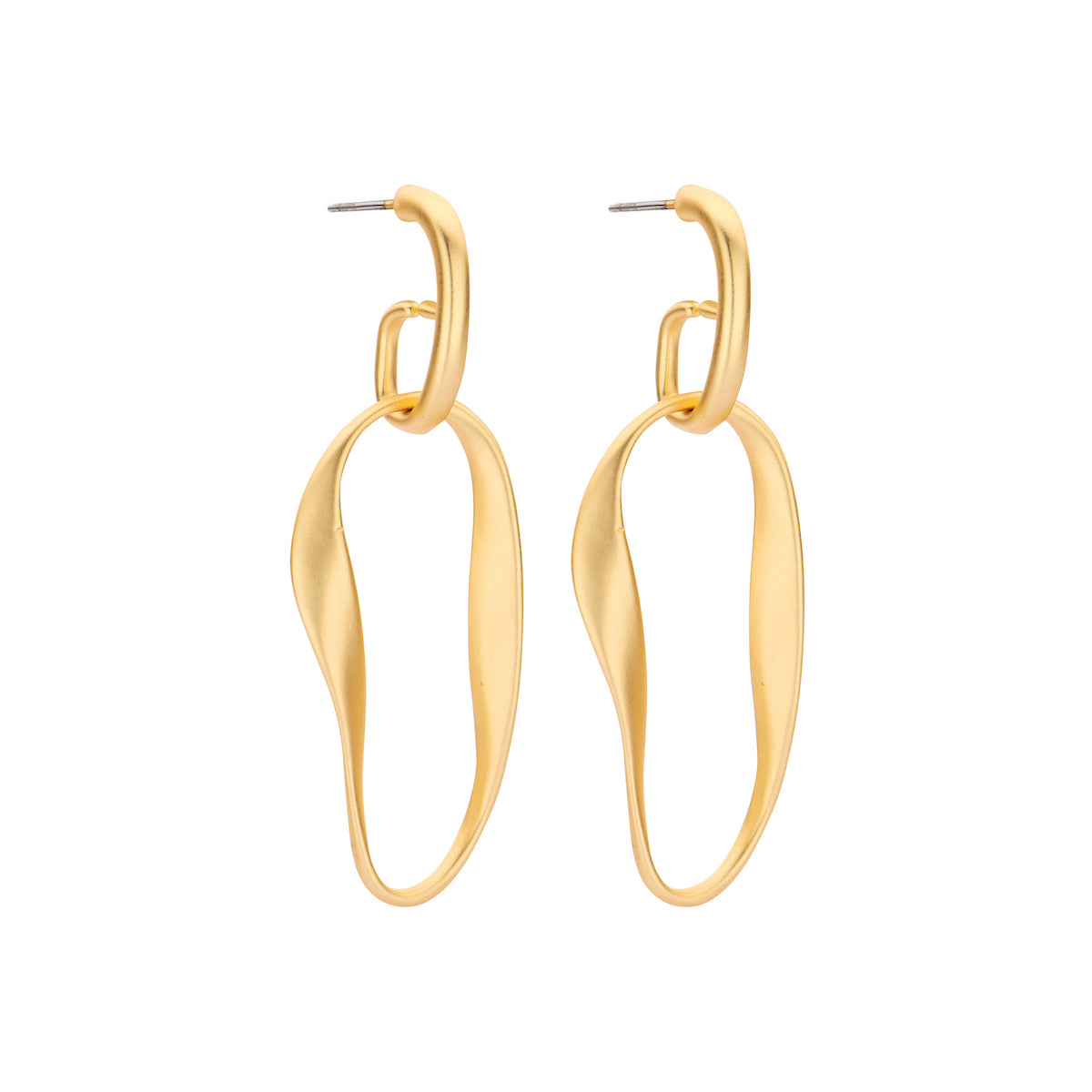 Boucles - Deef D'Oreilles Doré Mat