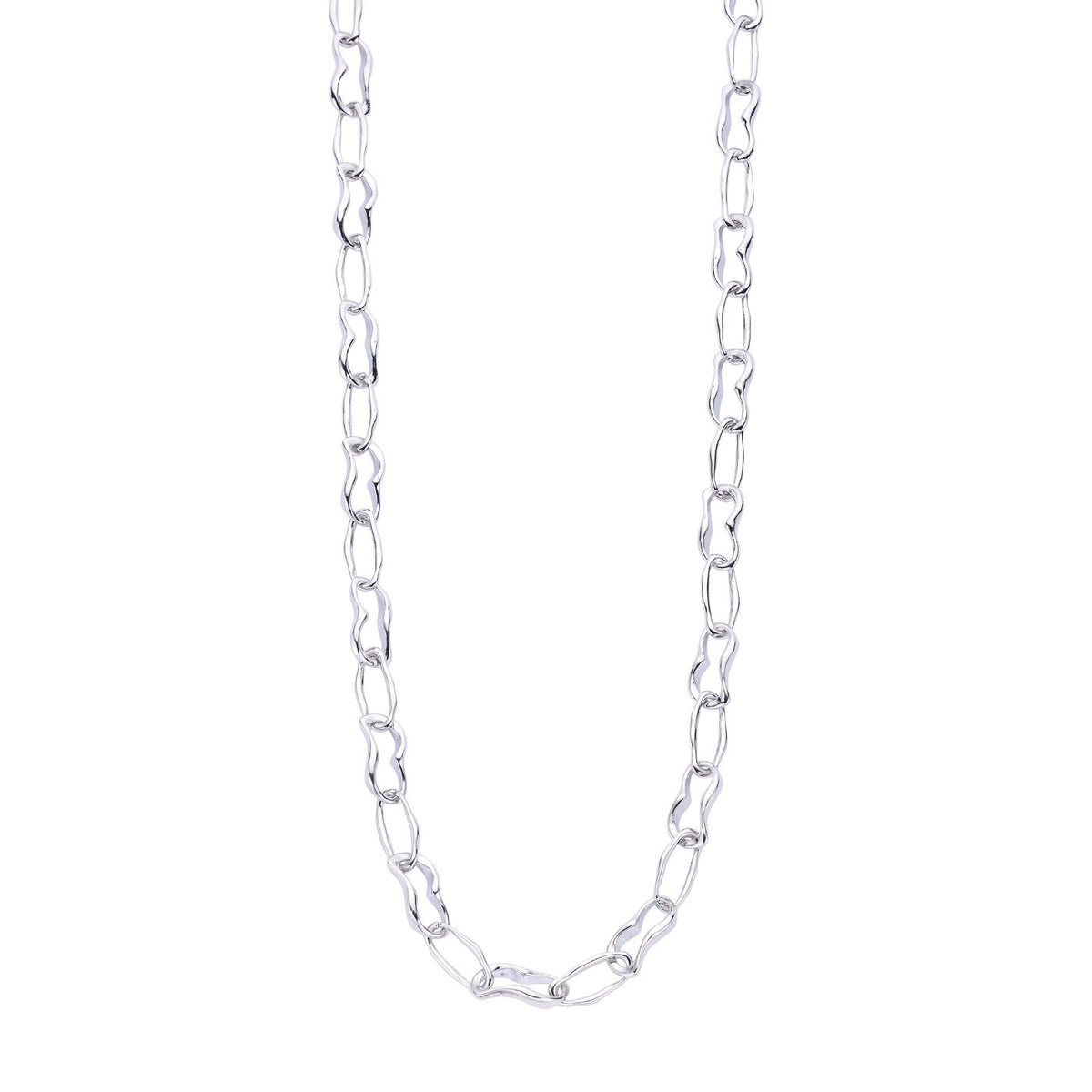 Collier - Detroitlang Halsketting Zilverkleurig