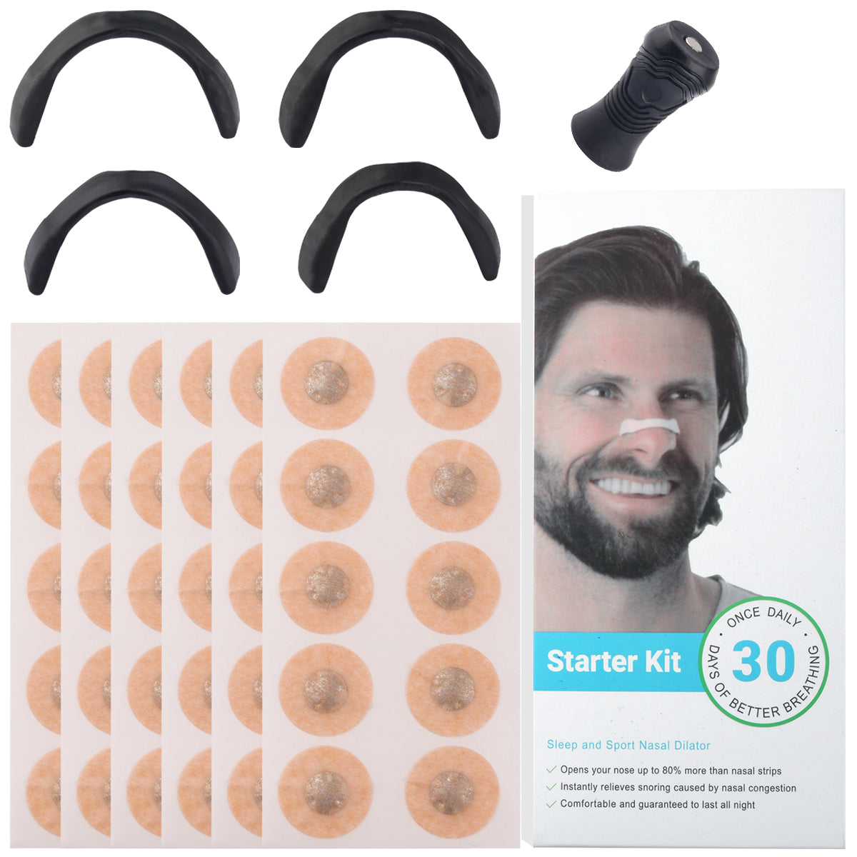 Clip Nasal Anti-Ronflement - Noir