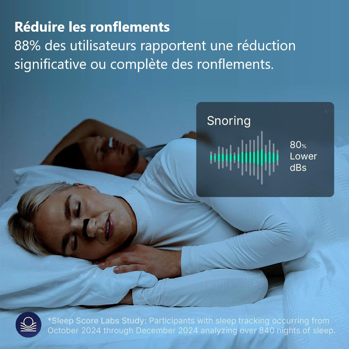 Clip Nasal Anti-Ronflement - Noir