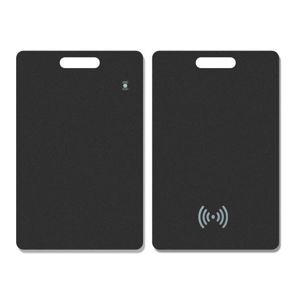Carte De Suivi, Smart Airtag Card Compatible Avec Apple Find My (Ios Uniquement) - Noir