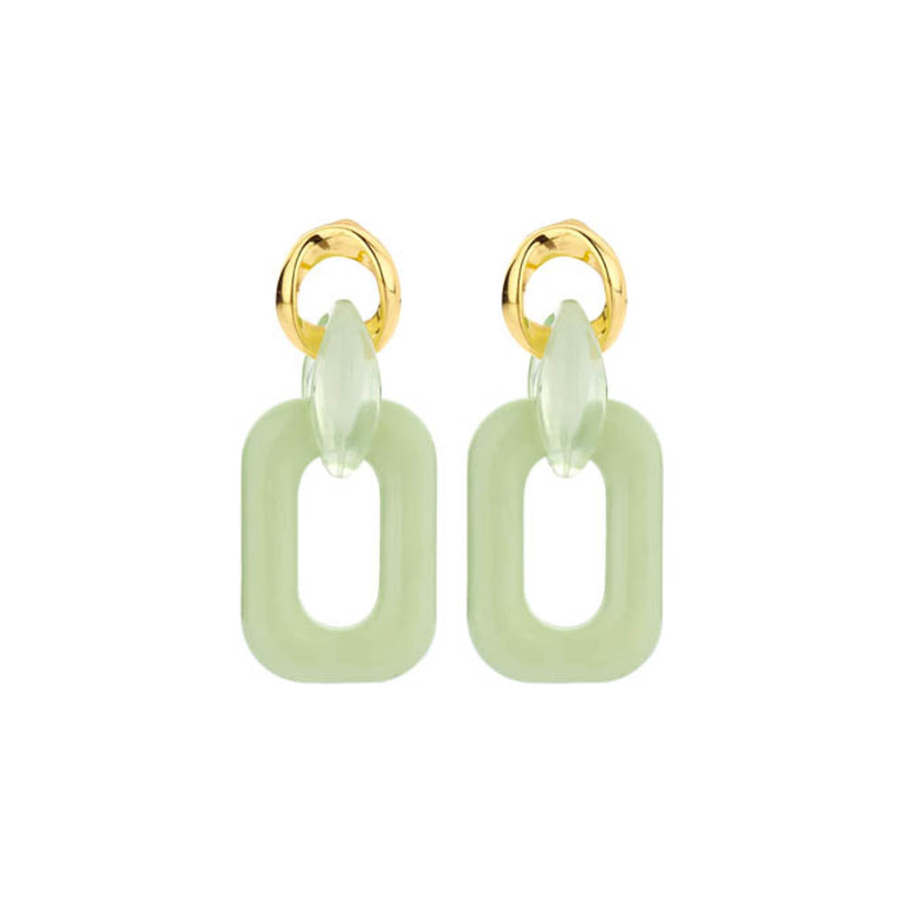 Boucles D'Oreilles - Dide Vert Clair