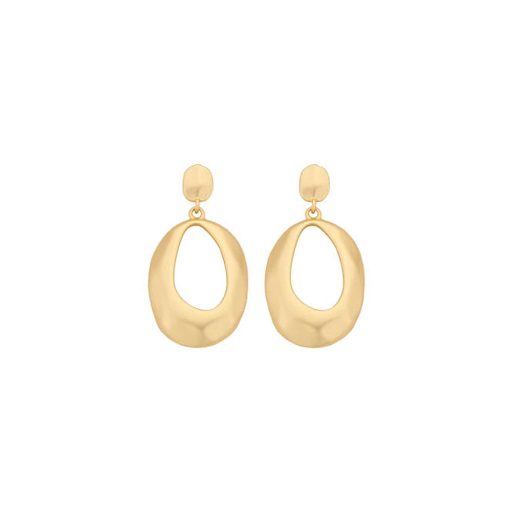 Boucles D'Oreilles - Dob89 Dorées Mates