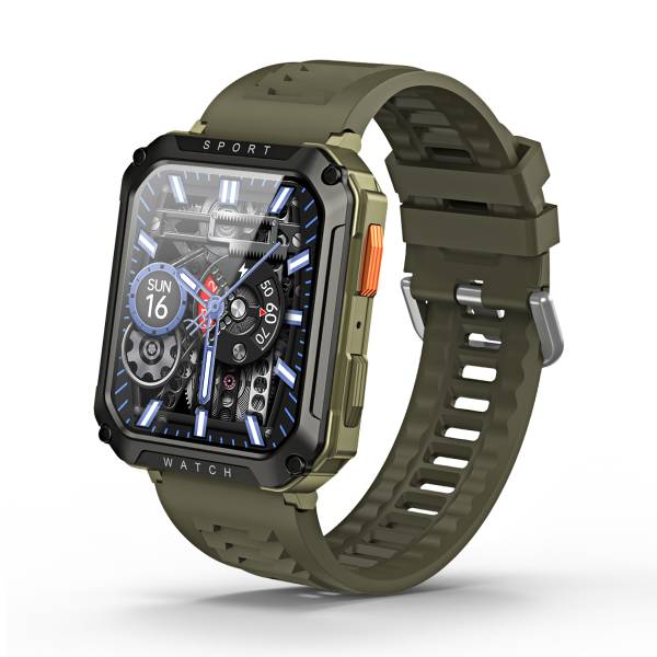 Montre Connectee Multifonctions - Kaki