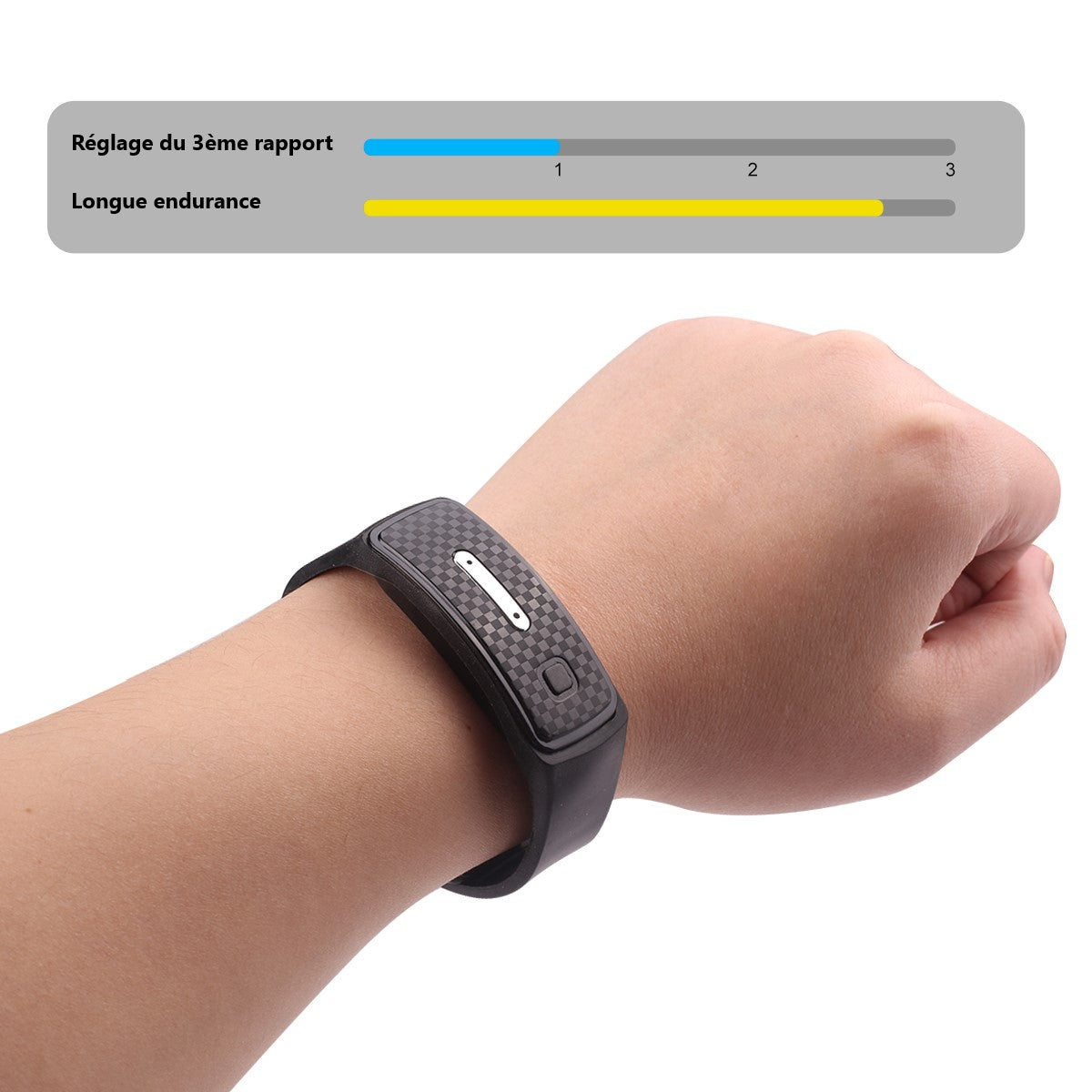 Bracelet Anti-Moustique - Noir