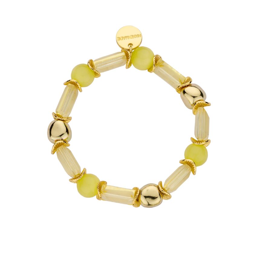 Bracelet - Dadu Armband Geel
