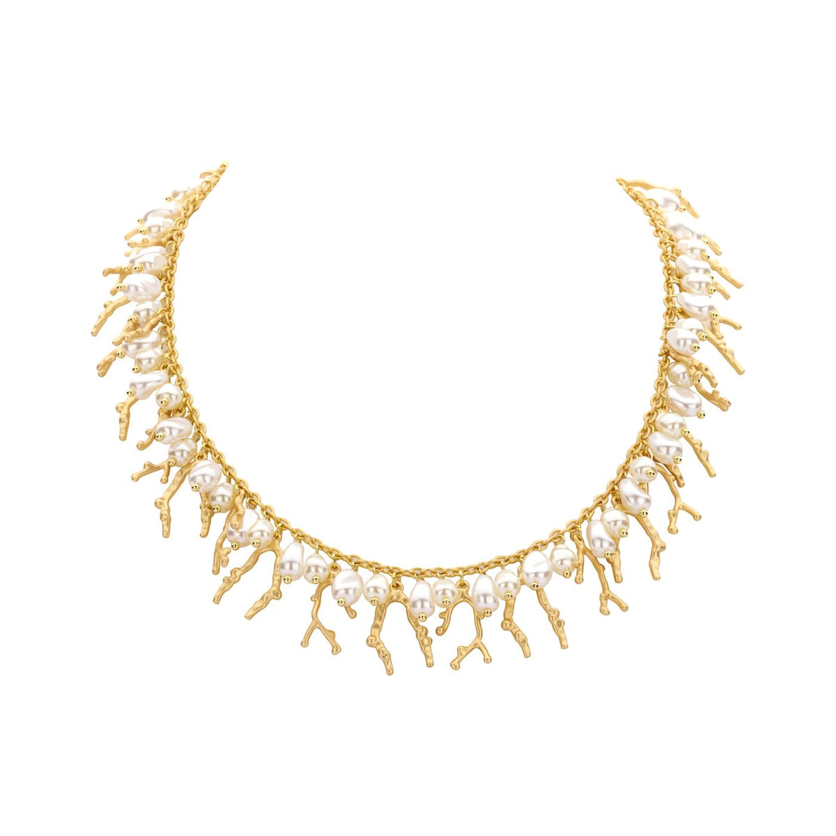 Collier - Dandori Halsketting Goudkleurig Mat