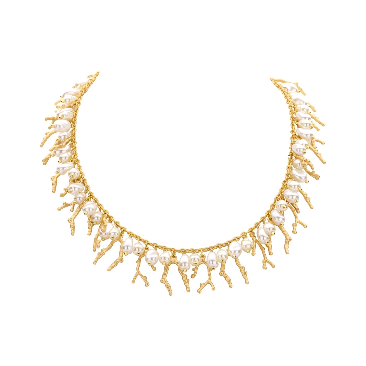 Collier - Dandori Halsketting Goudkleurig Mat