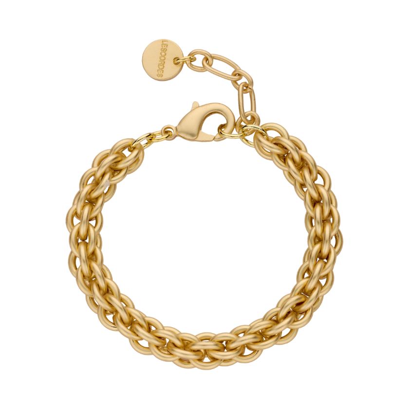 Bracelet - Debbie Armband Goudkleurig Mat