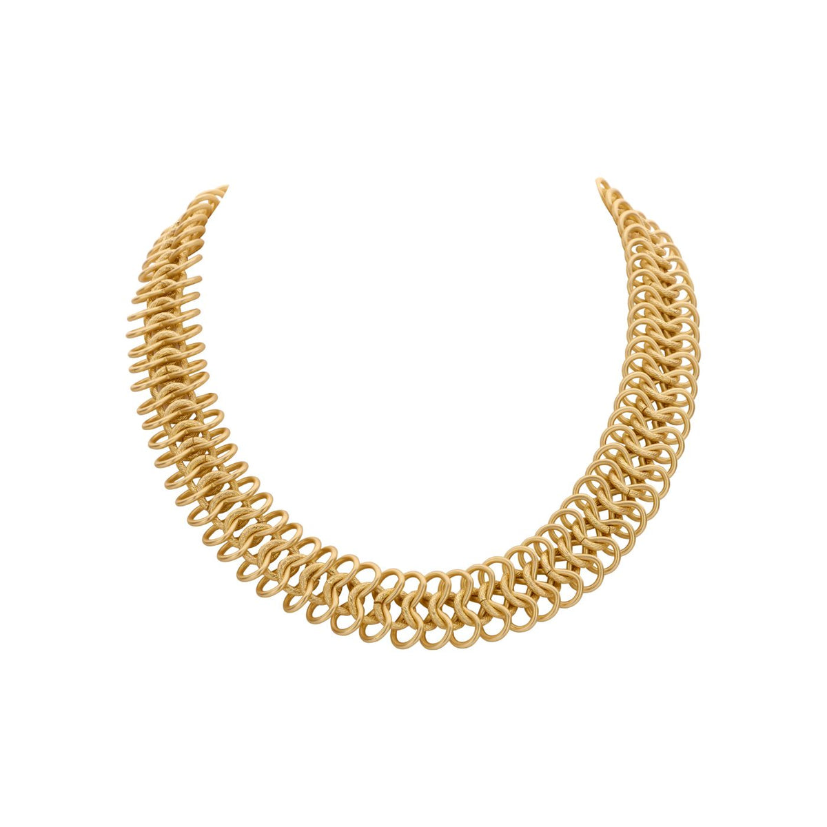 Collier - Didier Halsketting Goudkleurig Mat