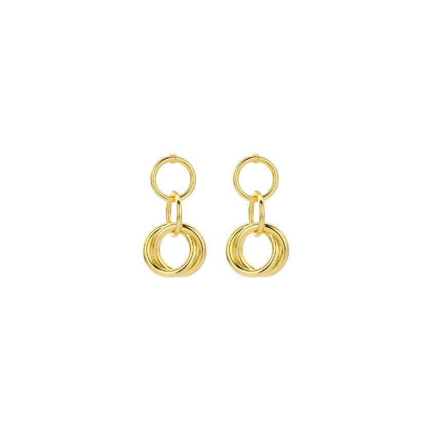 Boucles D'Oreilles - Dob112 Oorbellen Goudkleurig