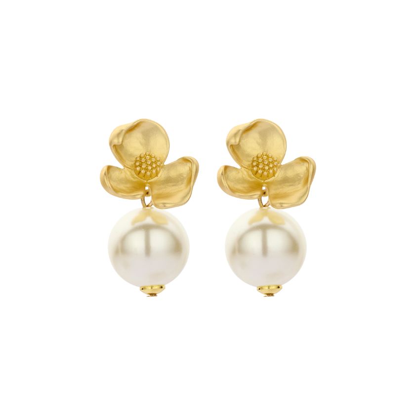 Boucles D'Oreilles - Dob116 Oorbellen Parelmoer