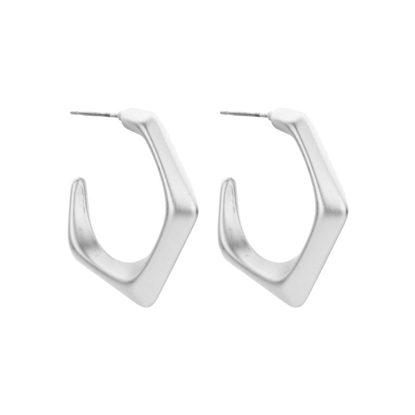 Boucles D'Oreilles - Dob123 Oorbellen Zilverkleurig