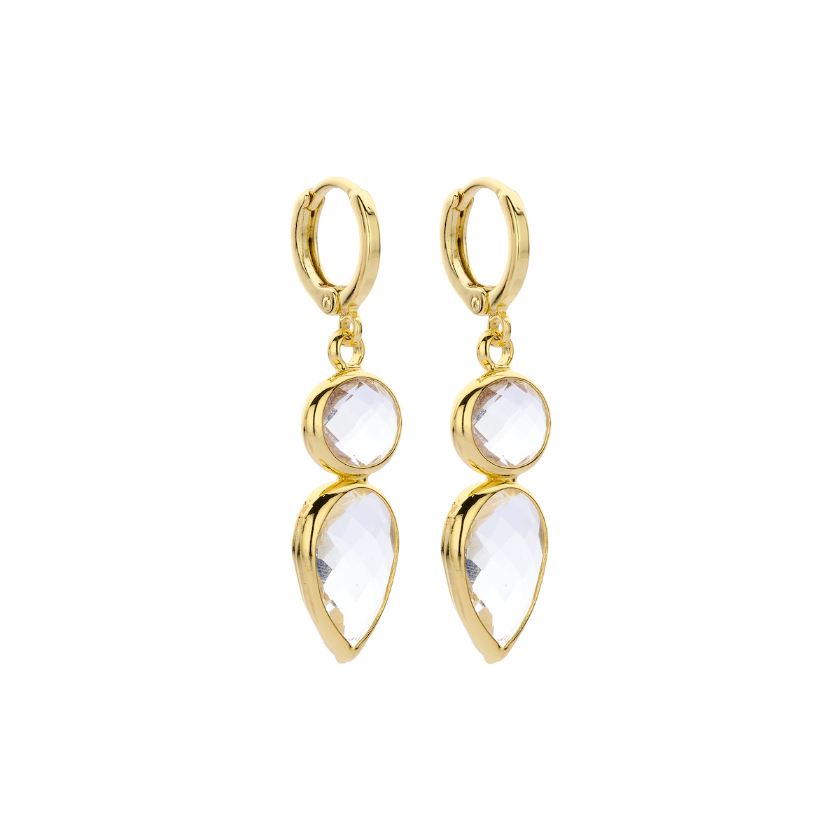 Boucles D'Oreilles - Dob125 Oorbellen Kristal
