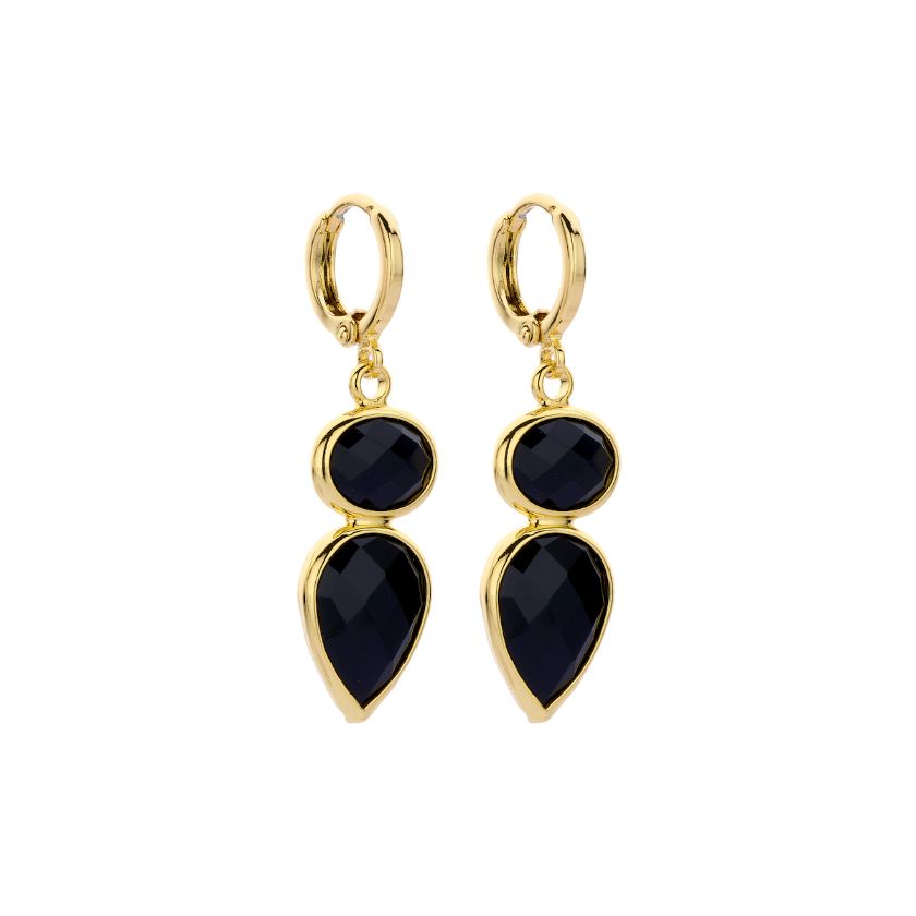 Boucles D'Oreilles - Dob125 Oorbellen Zwart