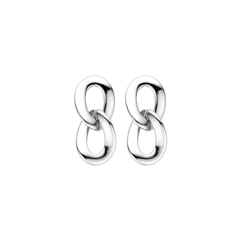 Boucles D'Oreilles - Dob127 Oorbellen Zilverkleurig