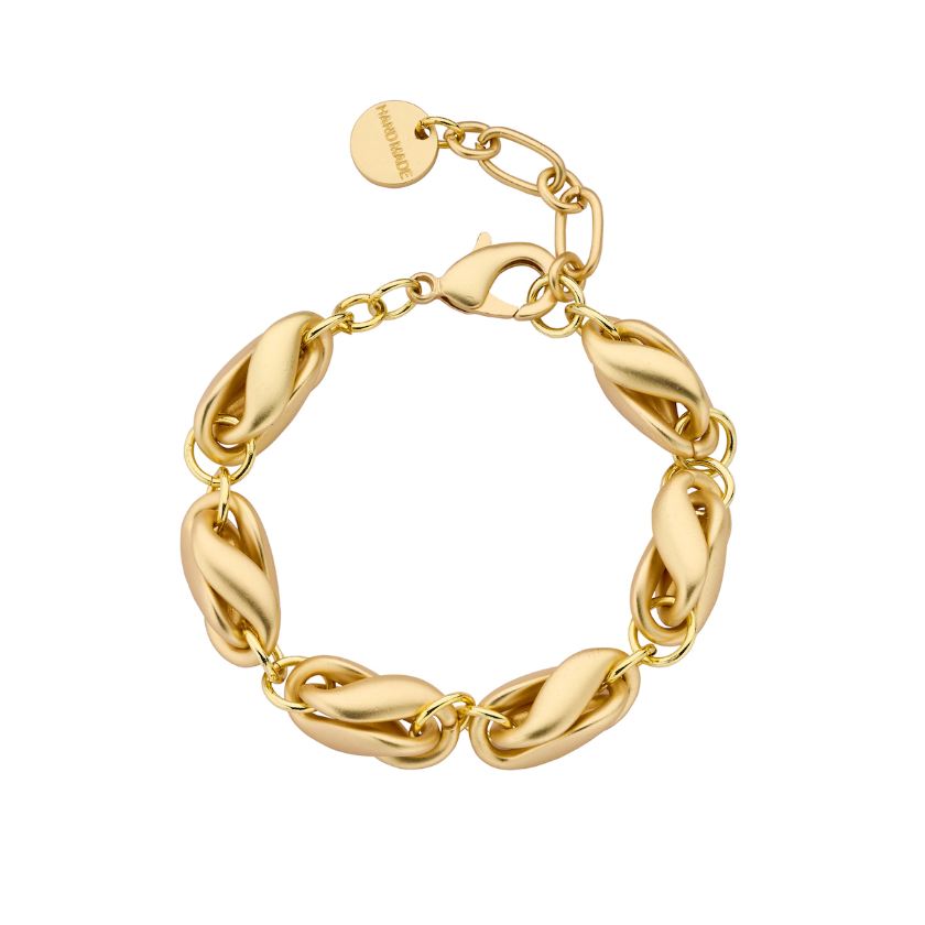 Bracelet - Dublin Armband Goudkleurig Mat