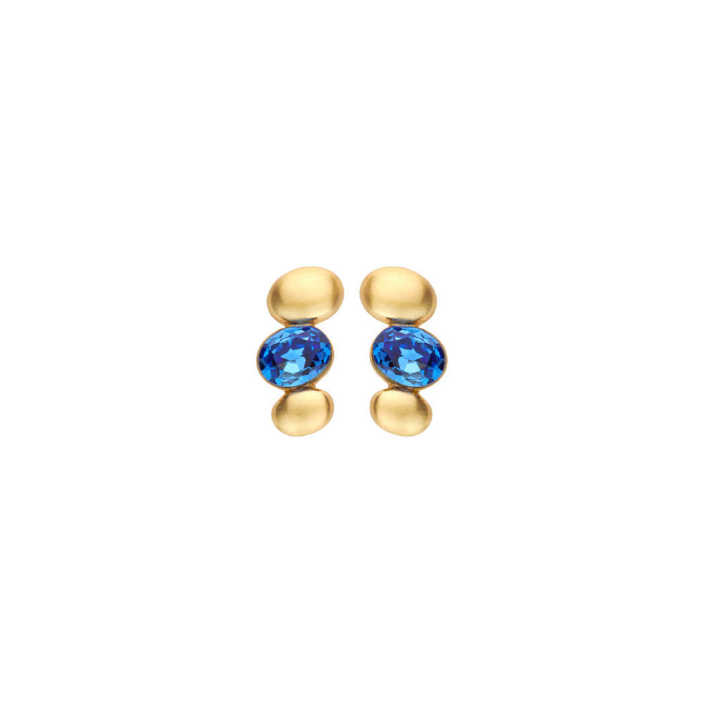 Boucles D'Oreilles - Fieke Bleu