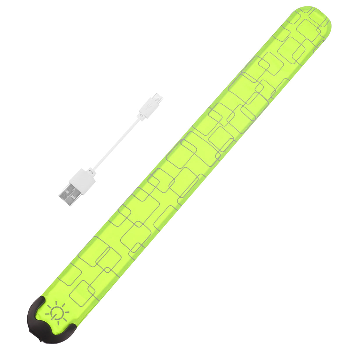 Bracelet Led A Pile  - Jaune Fluo