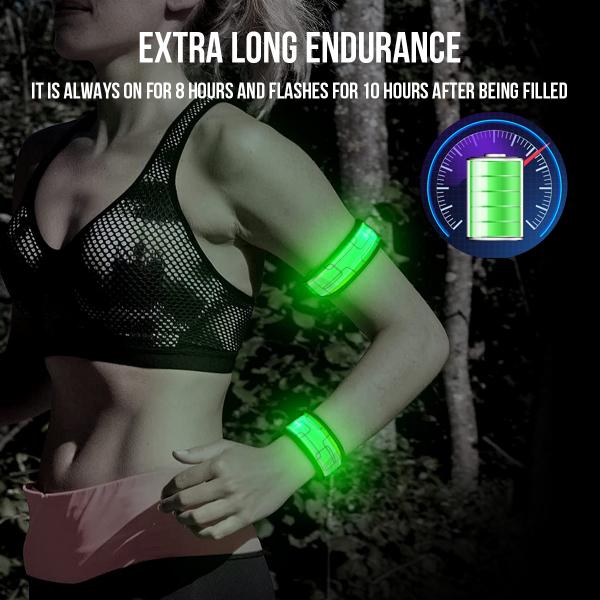 Bracelet Led A Pile  - Jaune Fluo